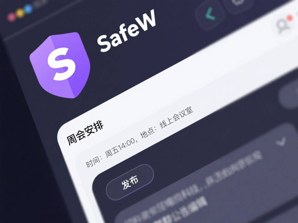 SafeW如何创建聊天群组?